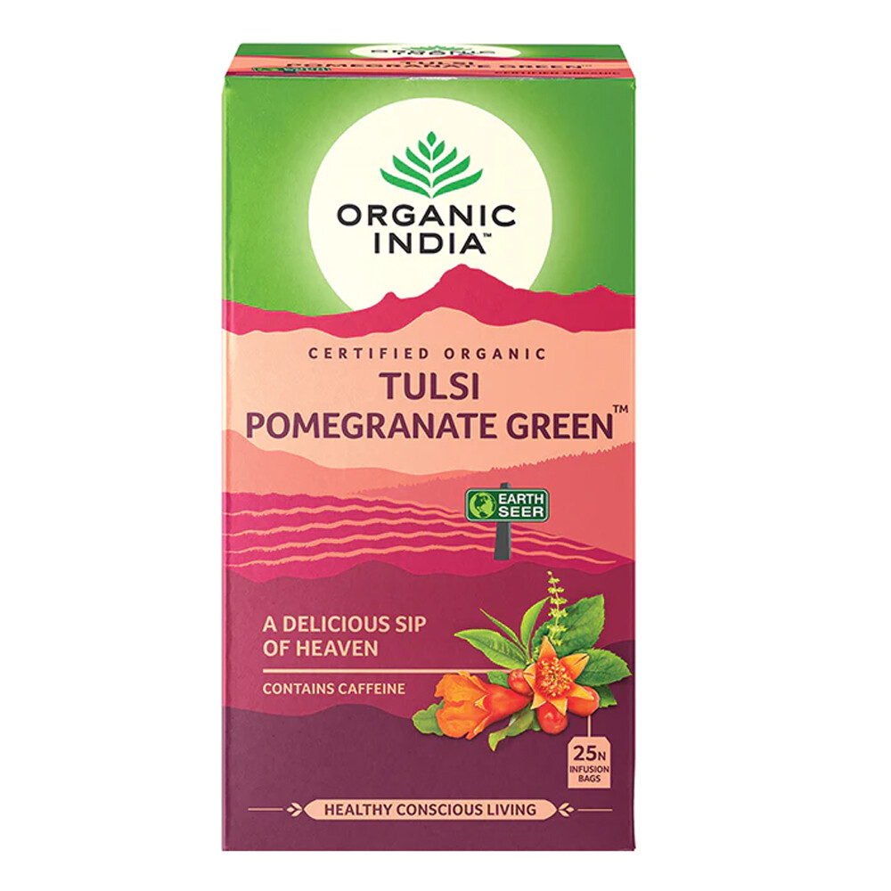 Tulsi Pomegranate Green Tea  