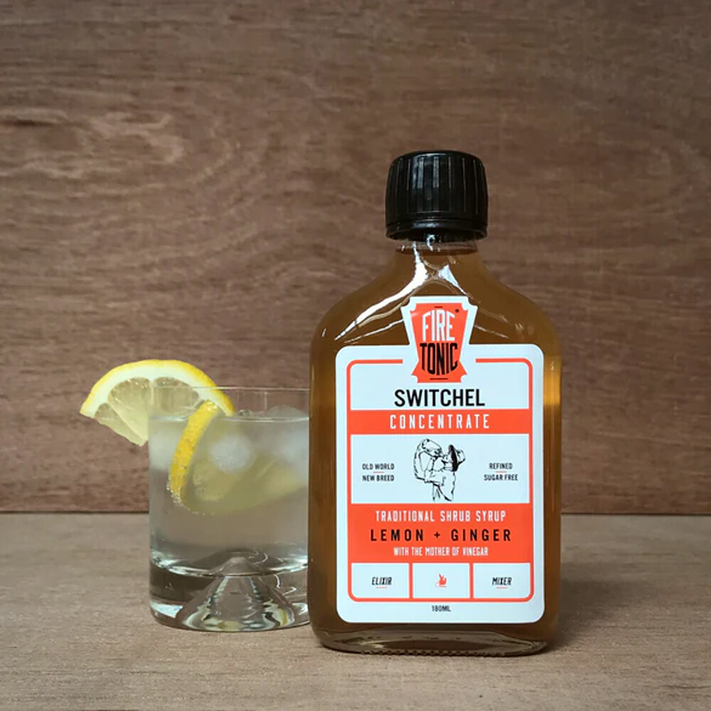 Switchel Concentrate - Lemon & Ginger Shrub Syrup