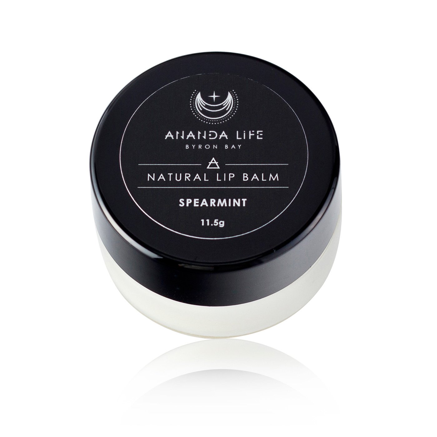 Natural Lip Balm SPEARMINT glass pot