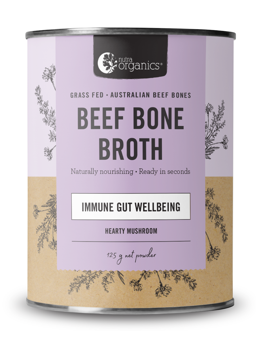 Beef Bone Broth Powder - Hearty Mushroom