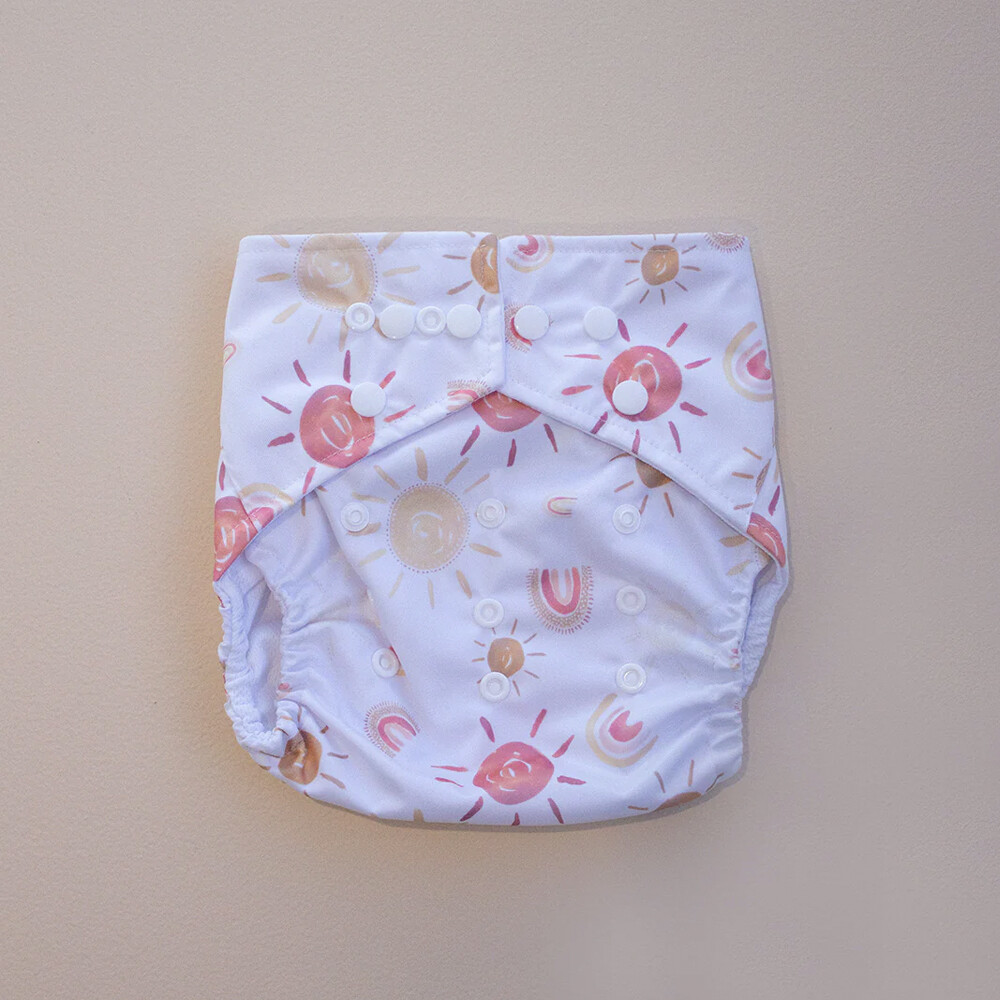 Pandas by Luvme Swim Nappy RAINBOW & SUN