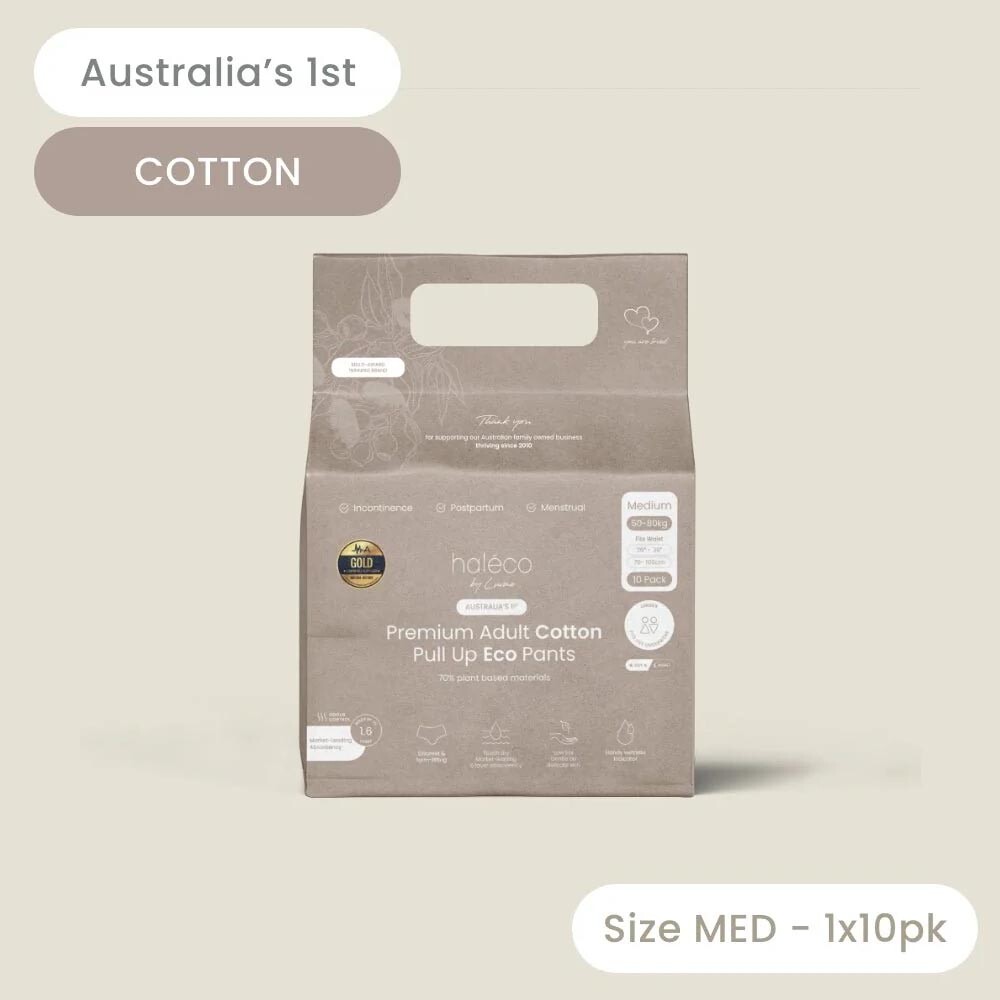 Haléco Adult Unisex Pull Up Cotton Pants MEDIUM (50-80kg)