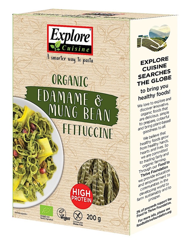 Edamame Mung Bean Fettuccine