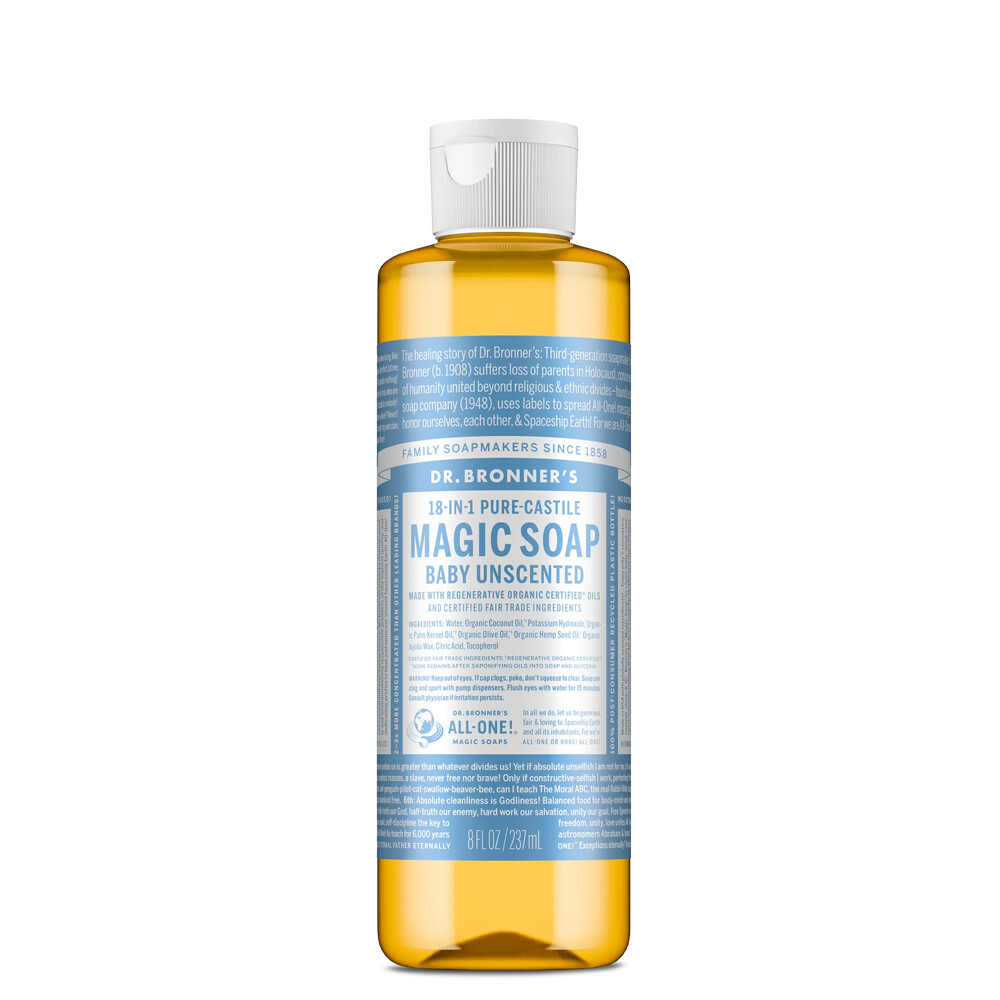 Baby Unscented Pure-Castile Magic Liquid Soap