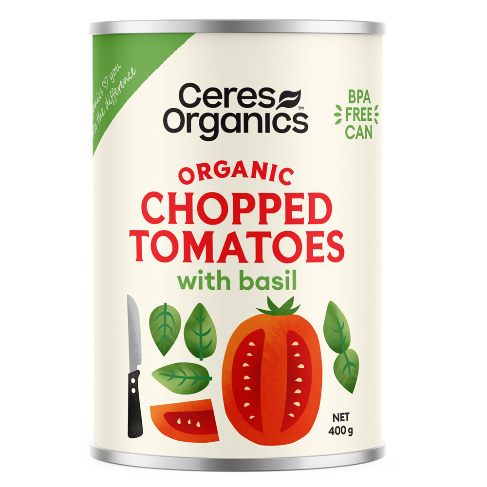 Chopped Tomatoes with Basil