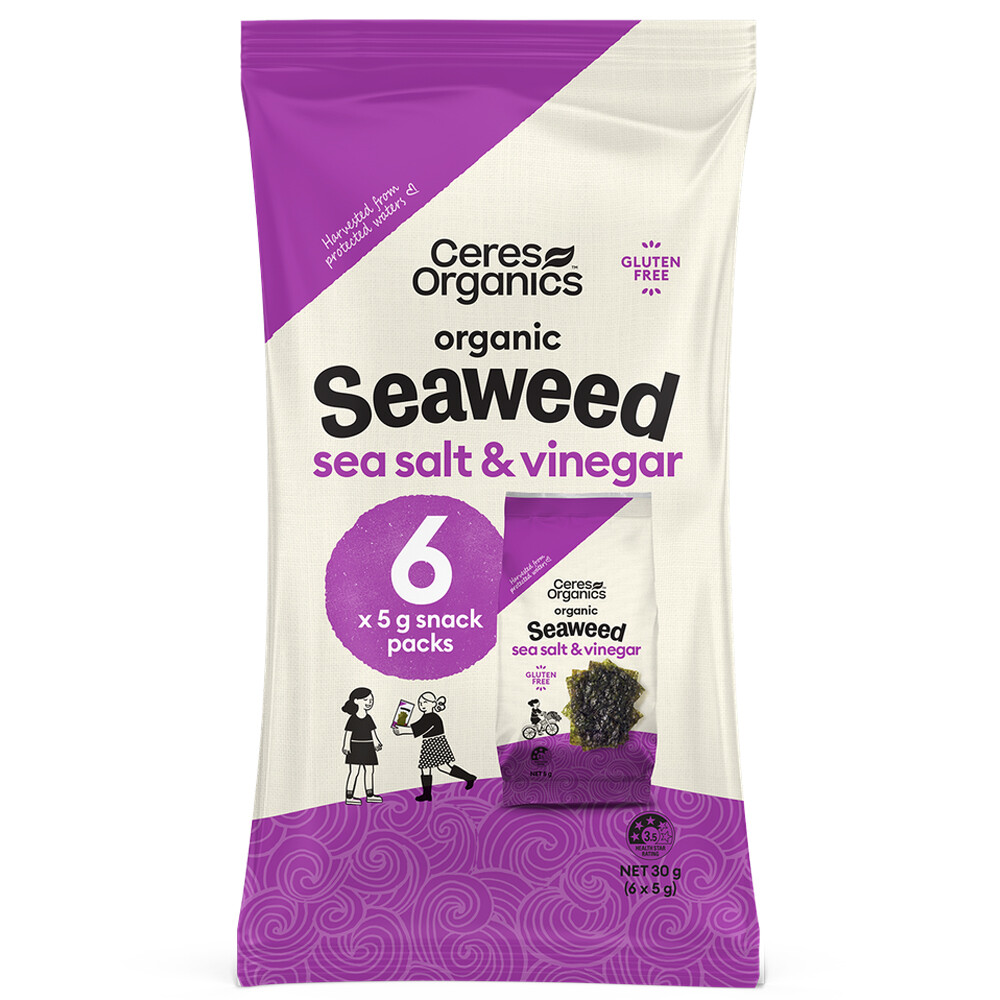 Seaweed Snack - Sea Salt & Vinegar MULTI PACK