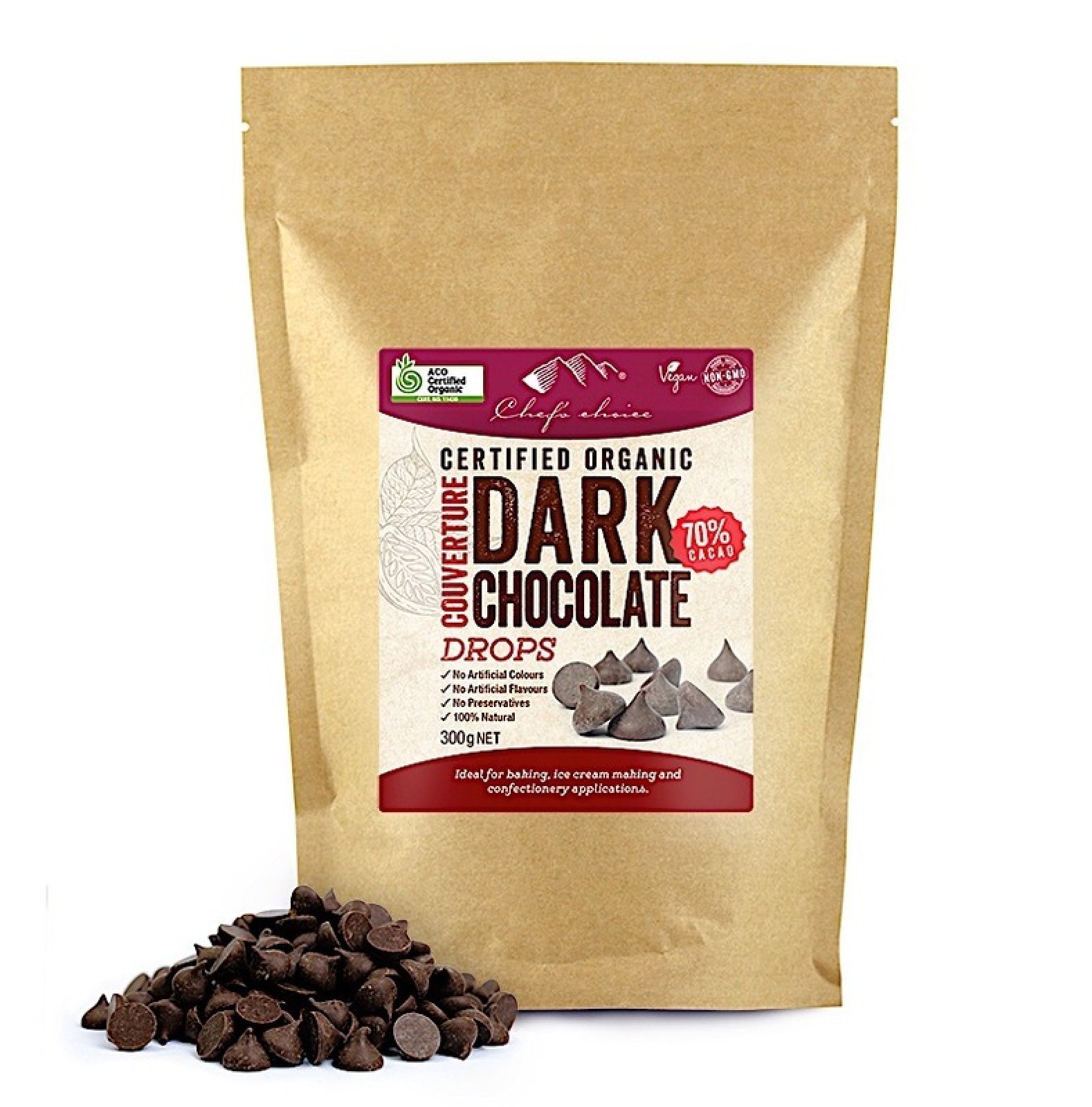 Dark Chocolate Drops | Buy Shop All Online | Little Valley Distribution