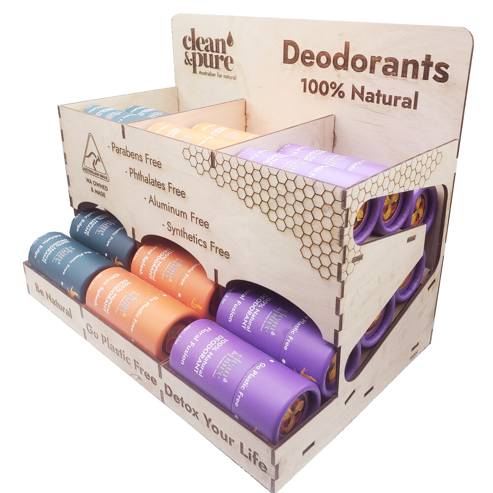 18x Wide Deodorant Display Pack