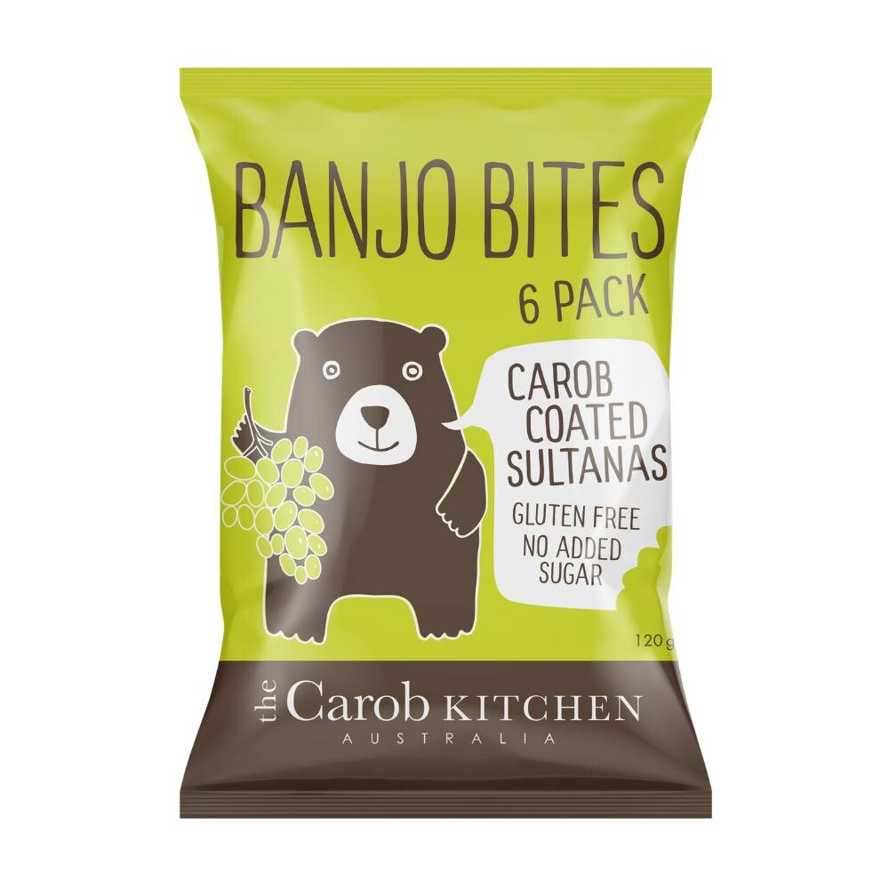 Banjo BITES Carob Coated Sultanas MULTI PACK