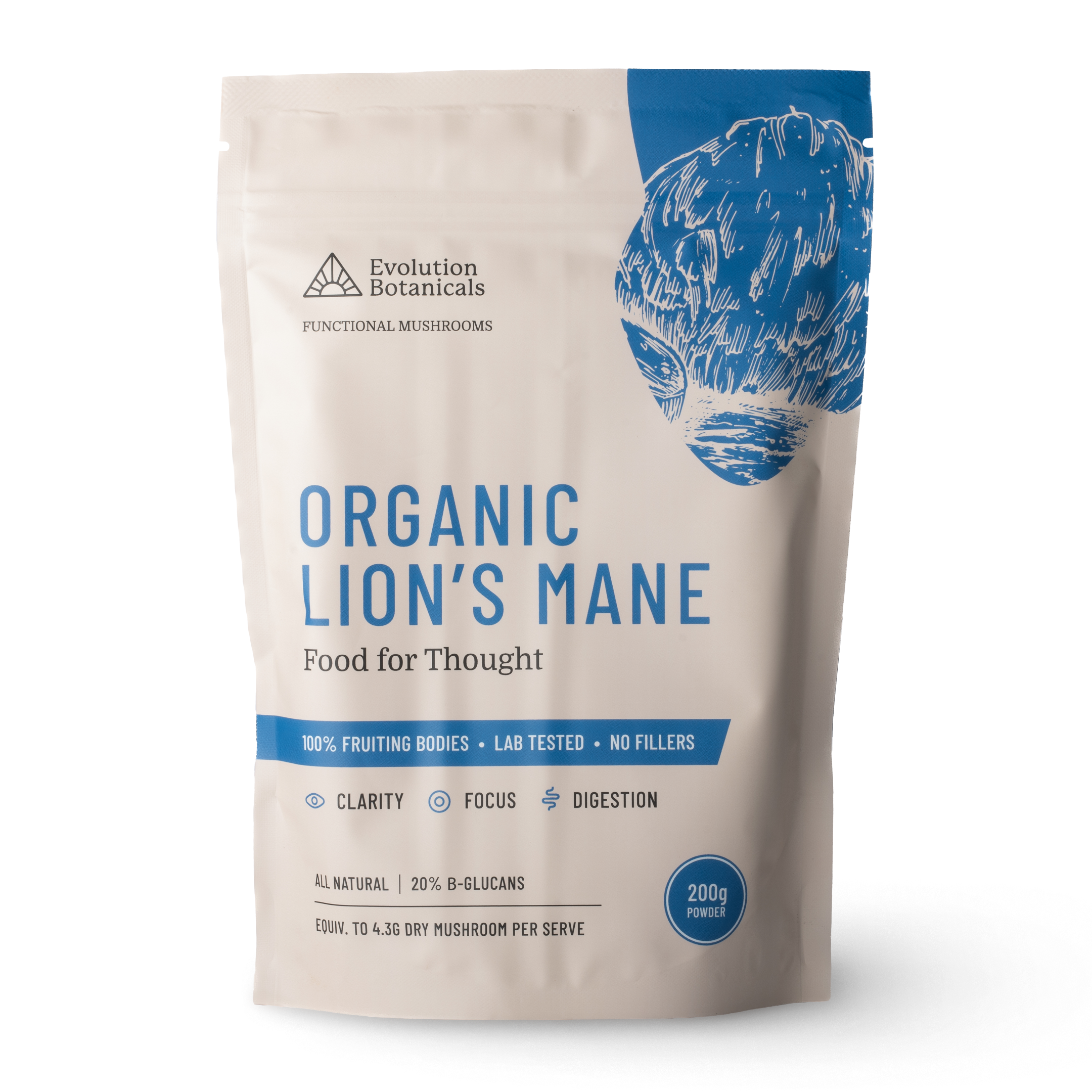 Organic Lion's Mane Pouch