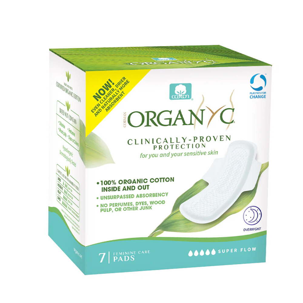  Organic Pads - Super Flow (OVERNIGHT)