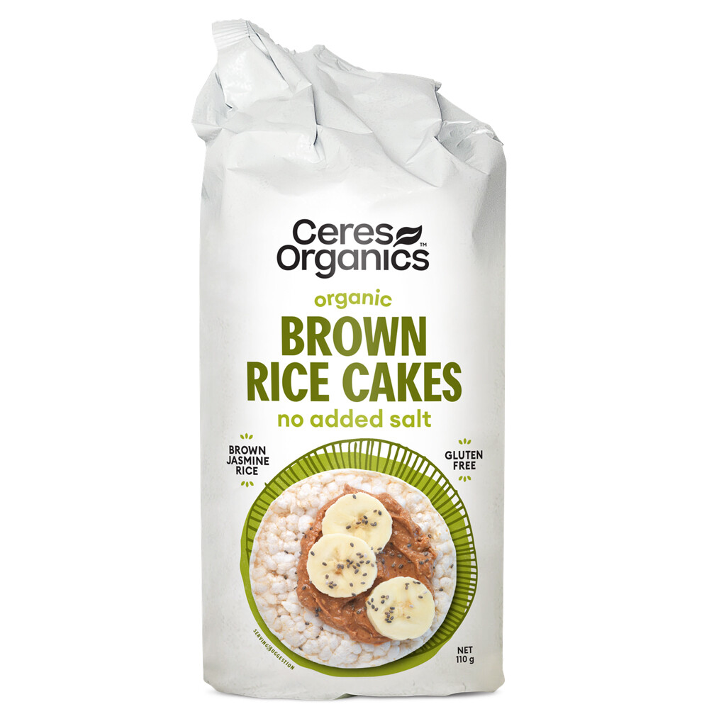 Brown Rice Cakes - No Added Salt