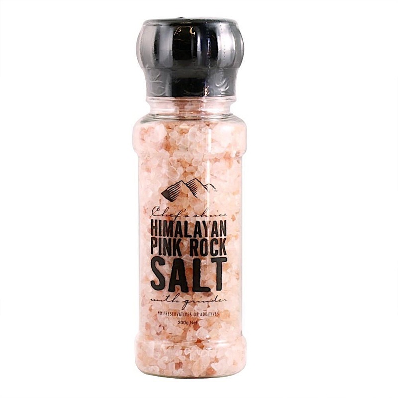 Pink Rock Salt with Grinder