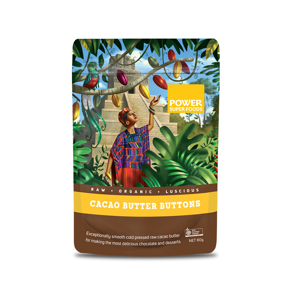 Cacao Butter Raw Buttons