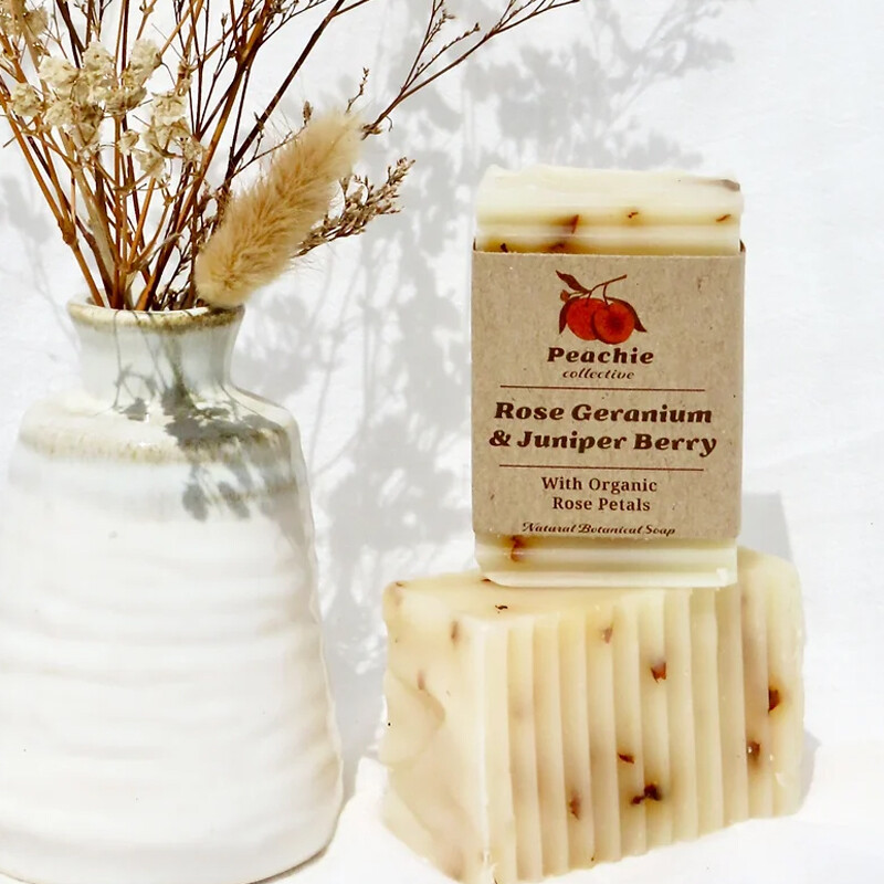 Rose Geranium & Juniper Berry Soap Bar