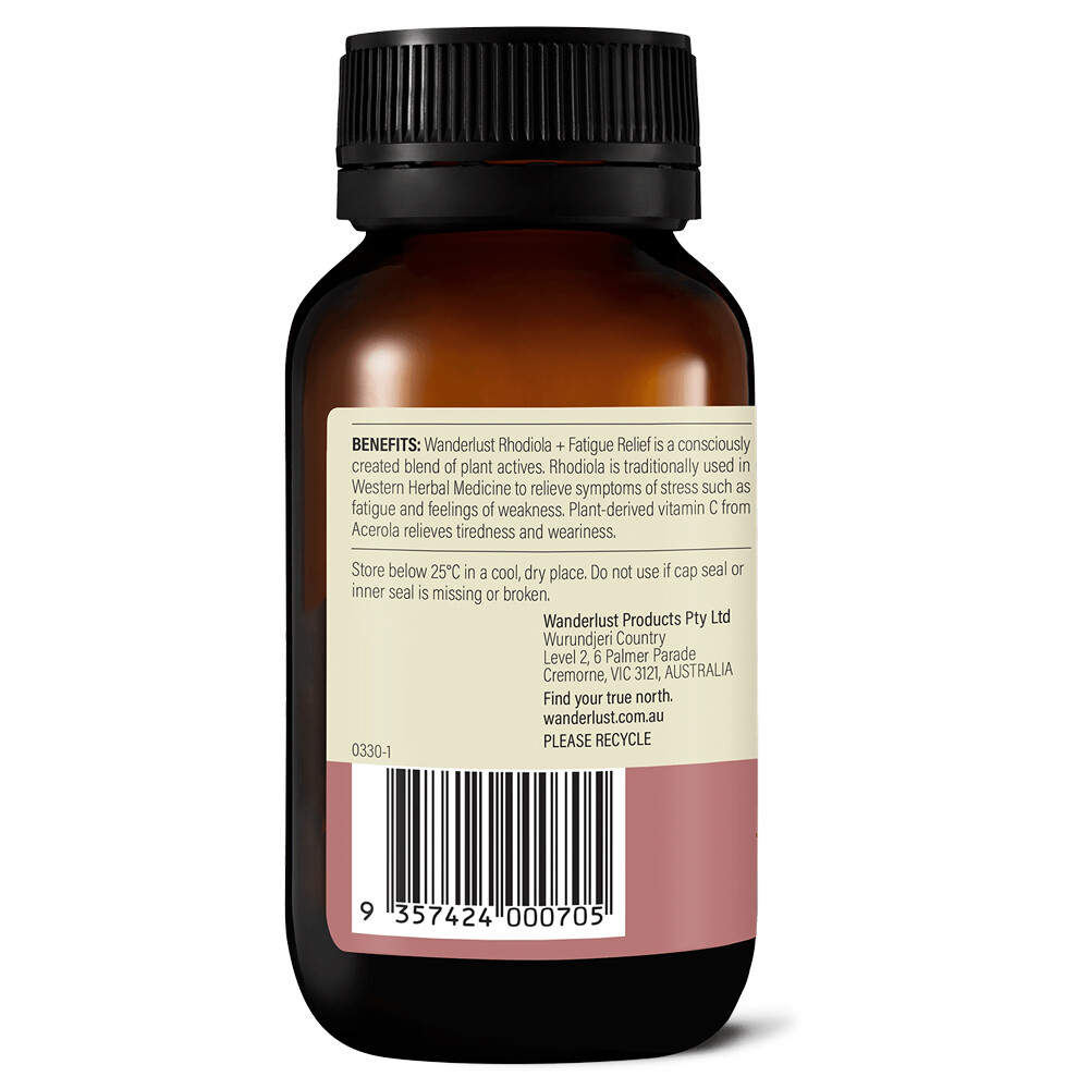 Rhodiola + Fatigue Relief 