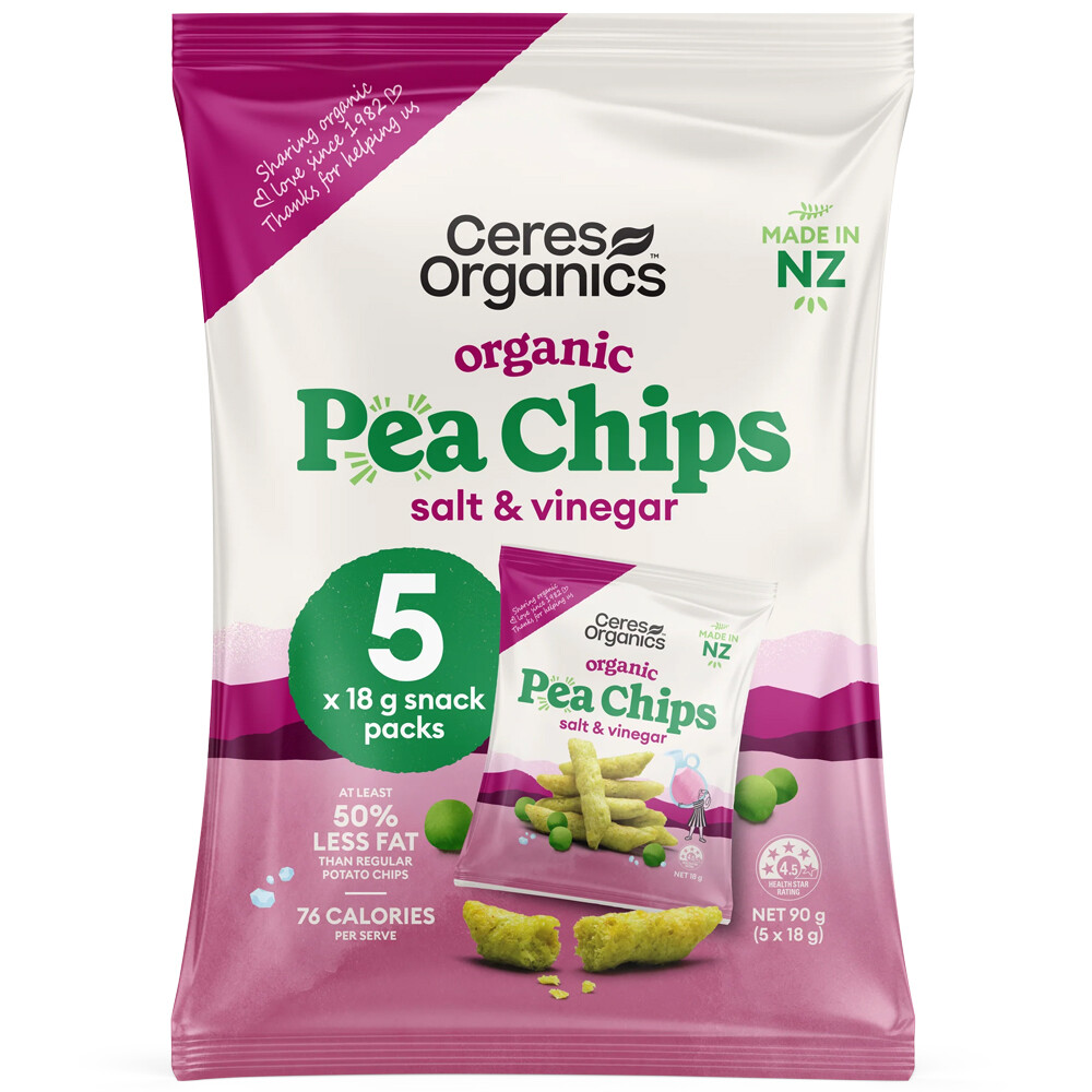 Pea Chips - Salt & Vinegar MULTI PACK