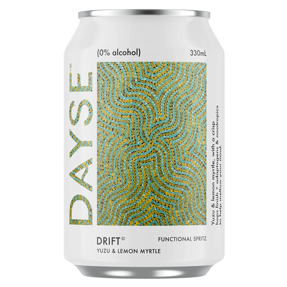 Drift Yuzu & Lemon Myrtle Spritz Non-Alcoholic - 4 x 4 PACK