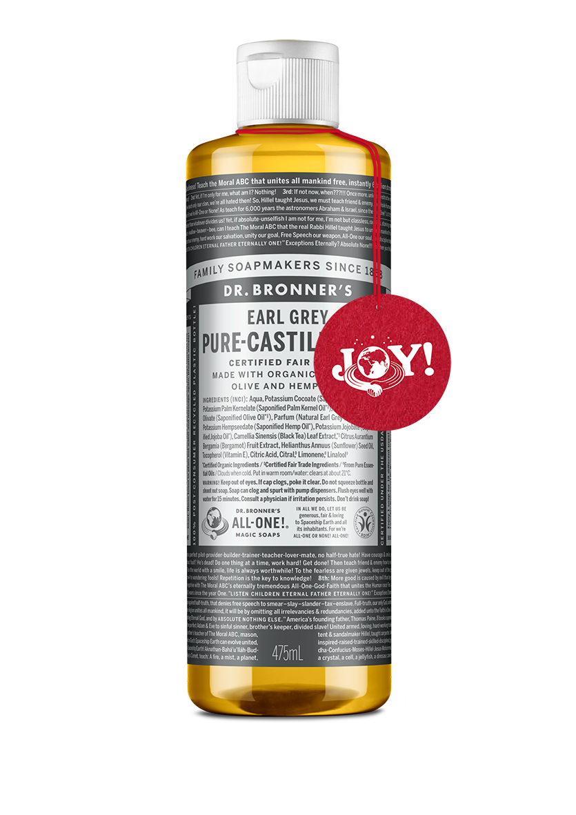 Limited Edition Earl Grey Pure-Castile Liquid Soap