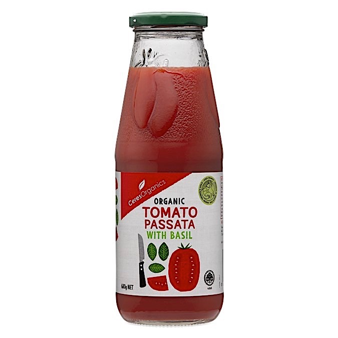 Tomato Passata with Basil