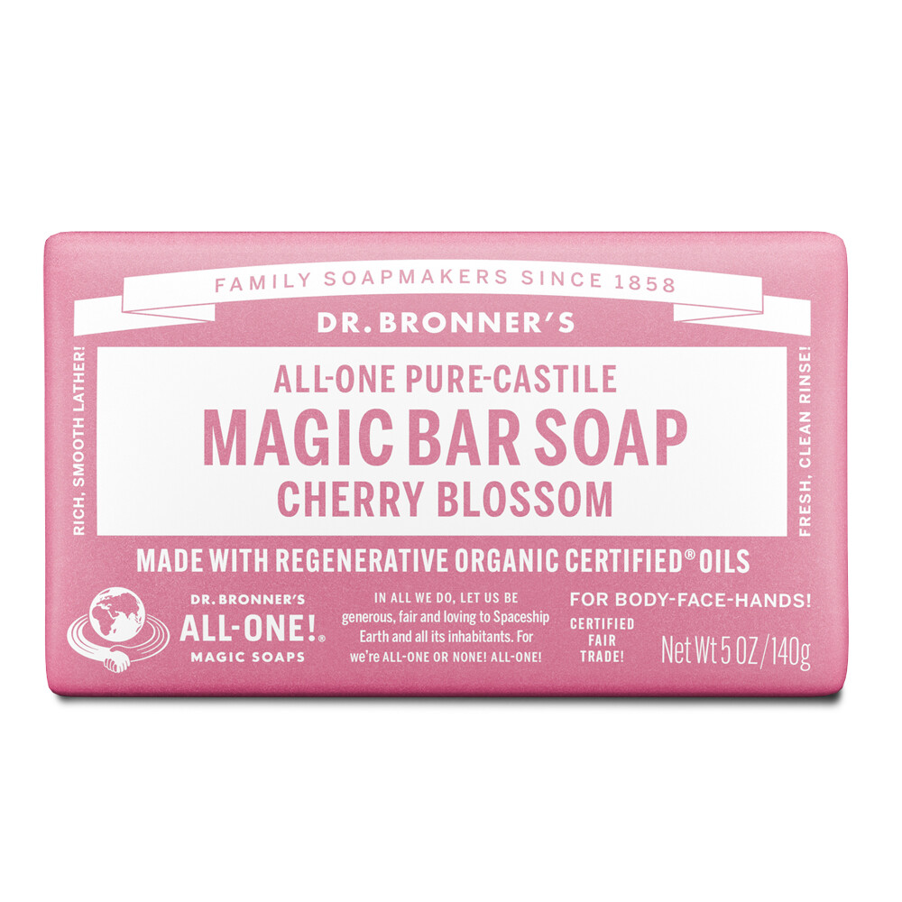 Cherry Blossom Pure-Castile Magic Bar Soap