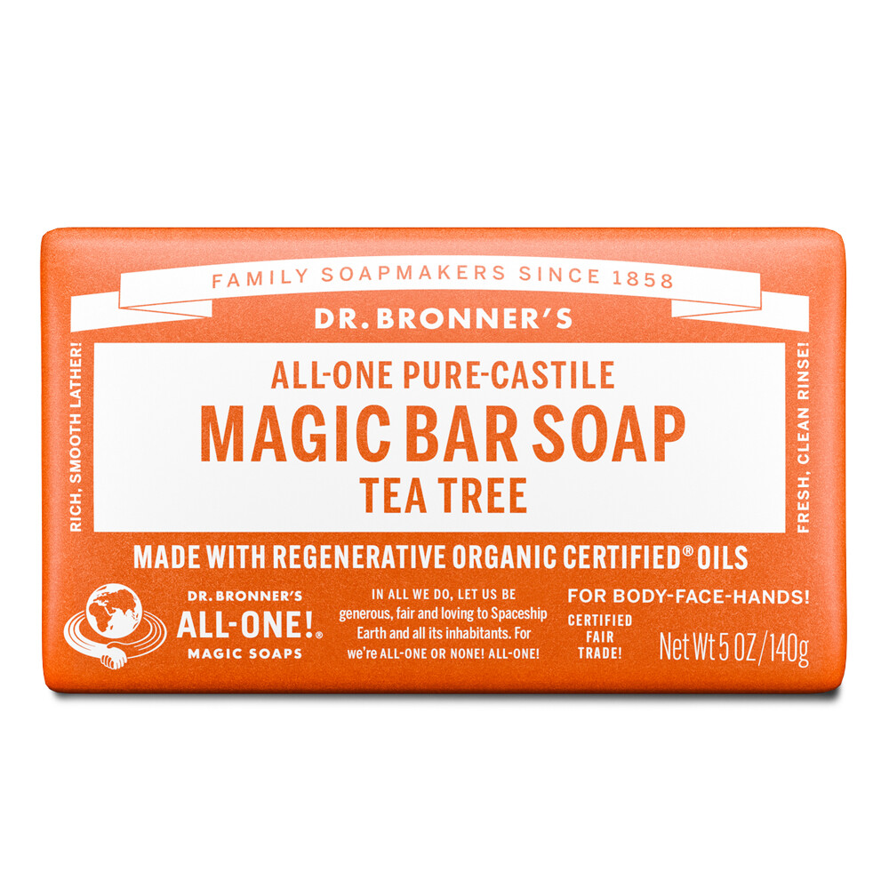 Tea Tree Pure-Castile Magic Bar Soap