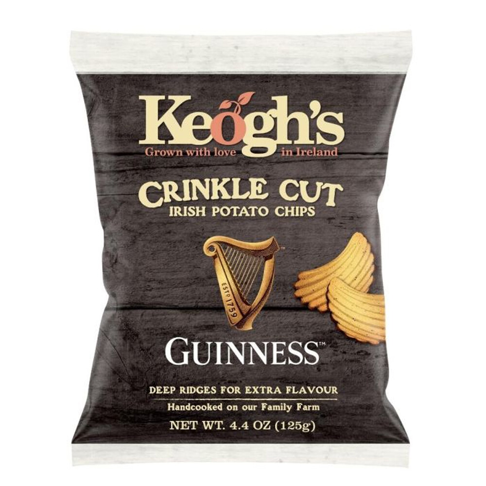 Crinkle Cut Guinness Chips