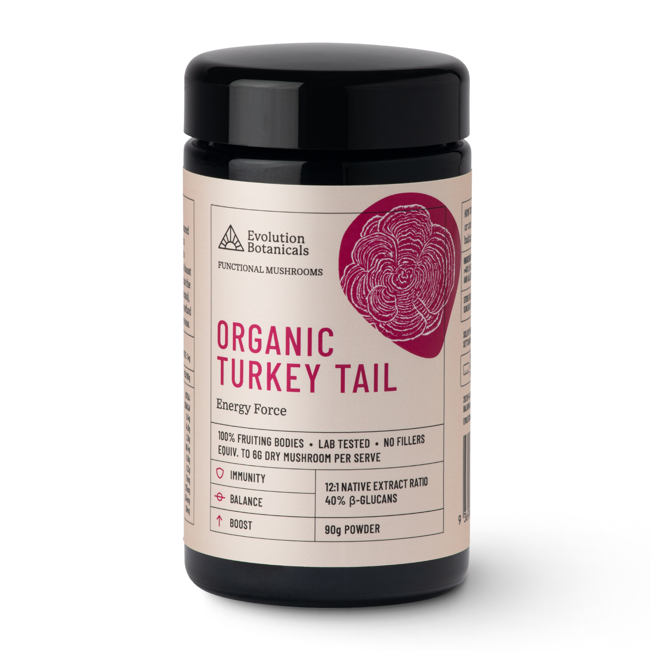 Organic Turkey Tail Jar