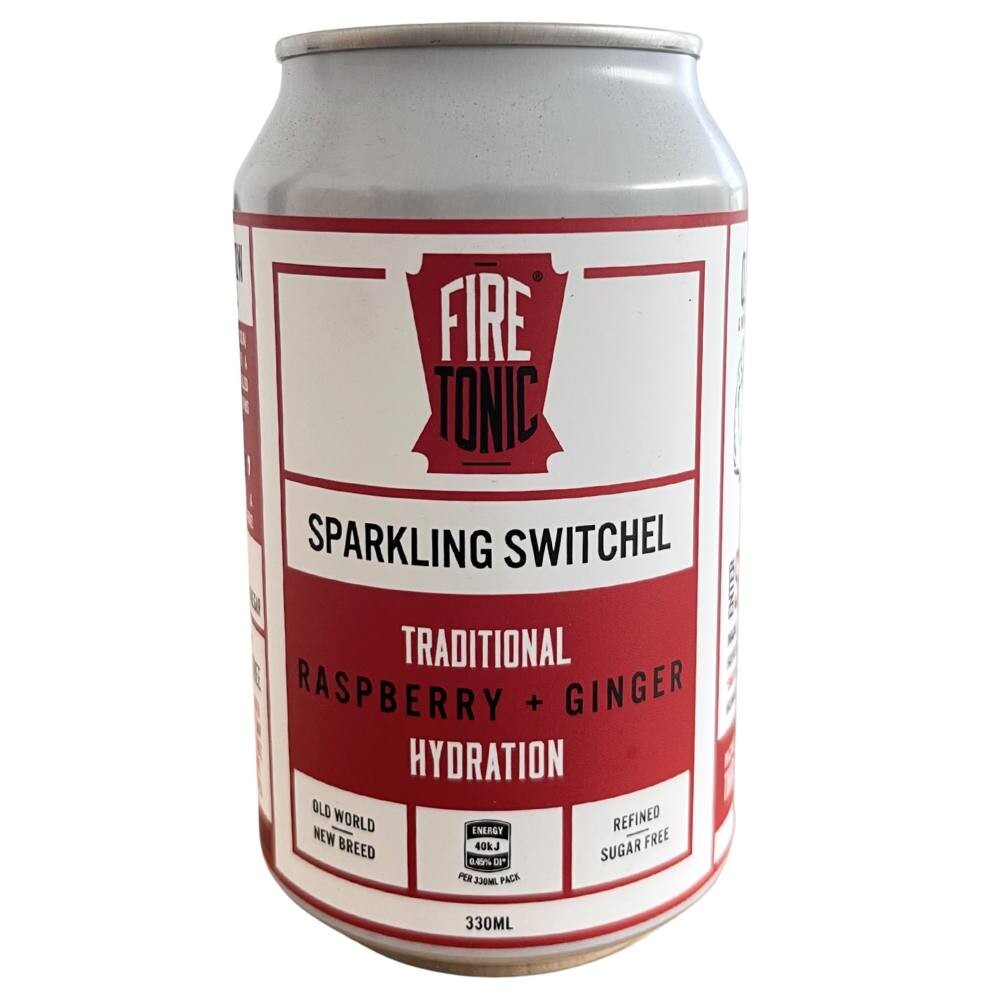 Traditional Switchel - Raspberry & Ginger