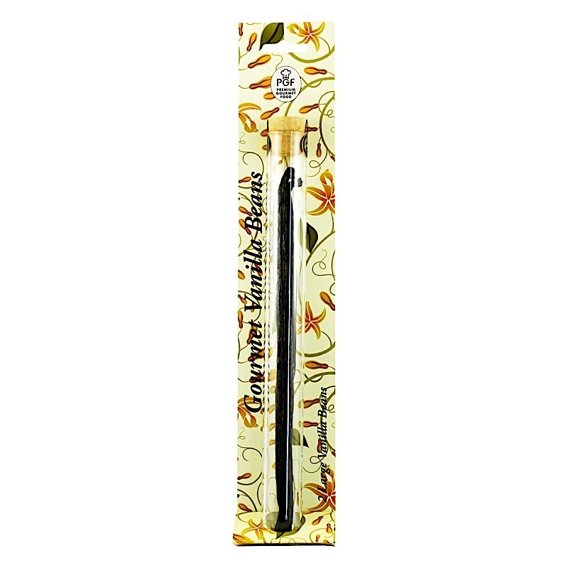 2 Large Vanilla Beans in Test Tube