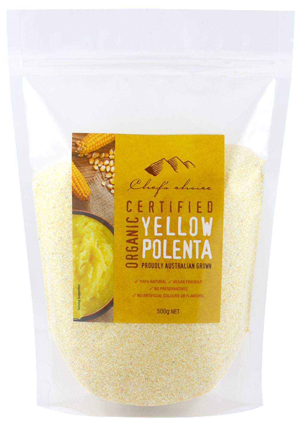 Organic Polenta Yellow 