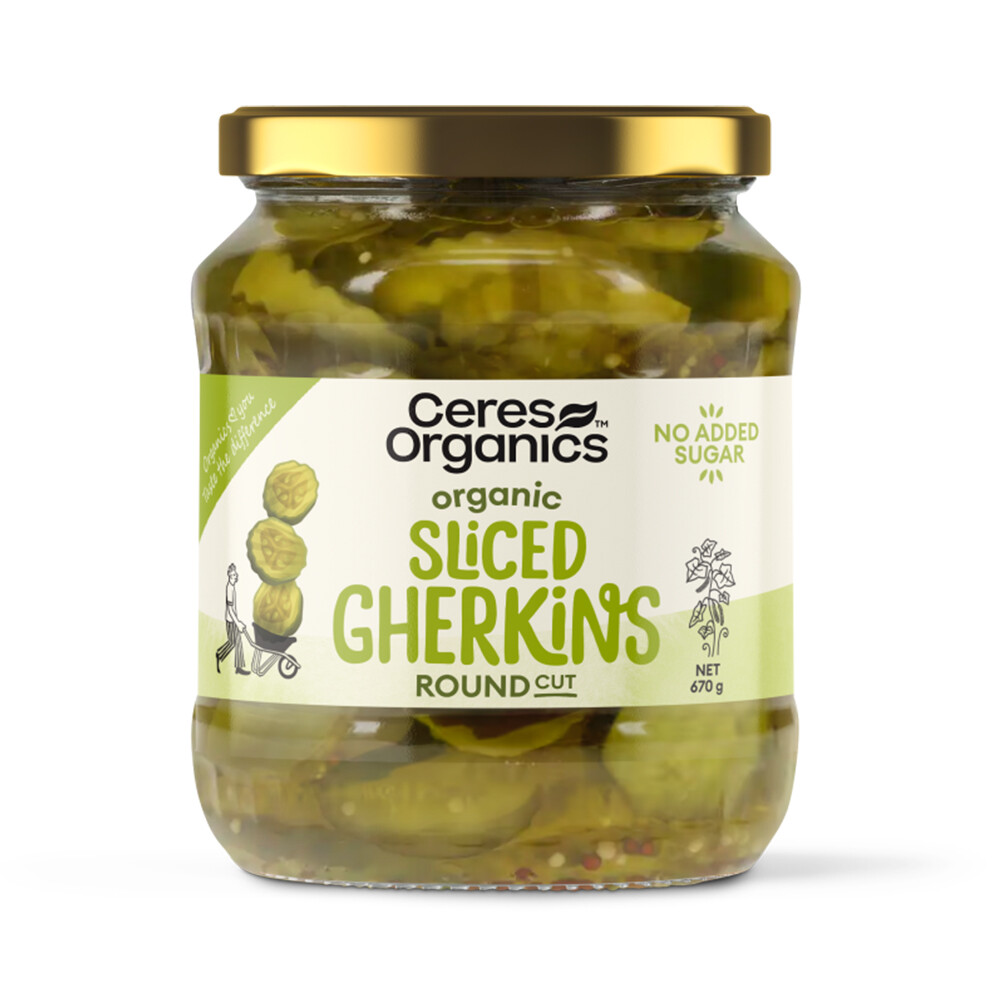 Slice Gherkins, Round Cut 