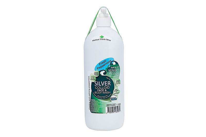 Silver Colloid Face & Body Wash - Peppermint 