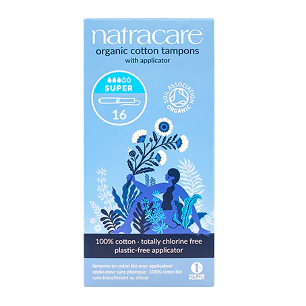 Organic Super Applicator Tampons 16s
