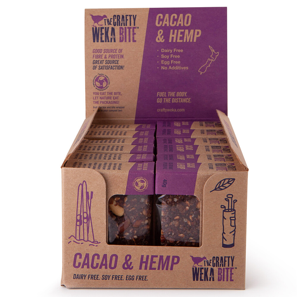 Cacao & Hemp Muesli Bar Bite