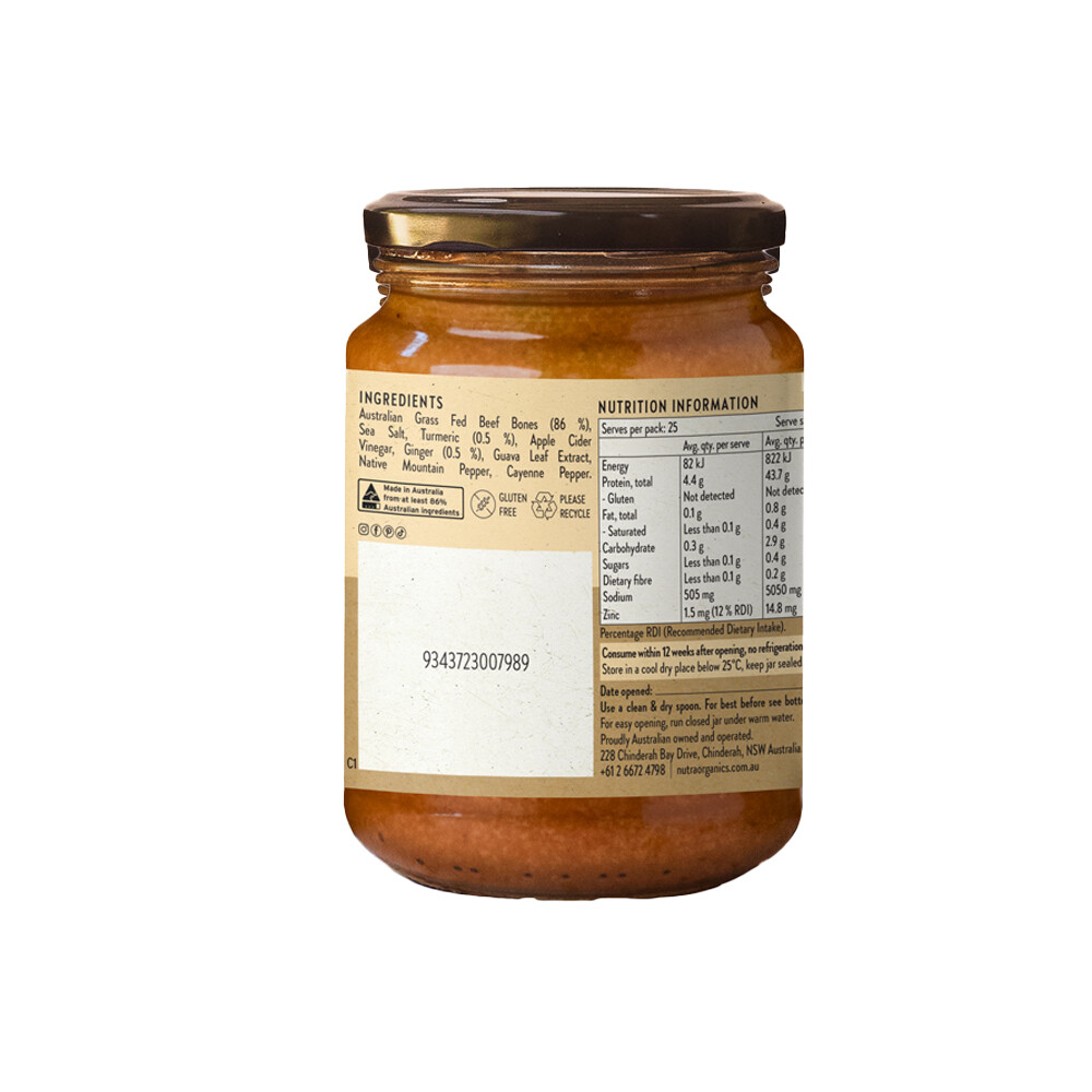 Beef Bone Broth Concentrate - Turmeric Ginger