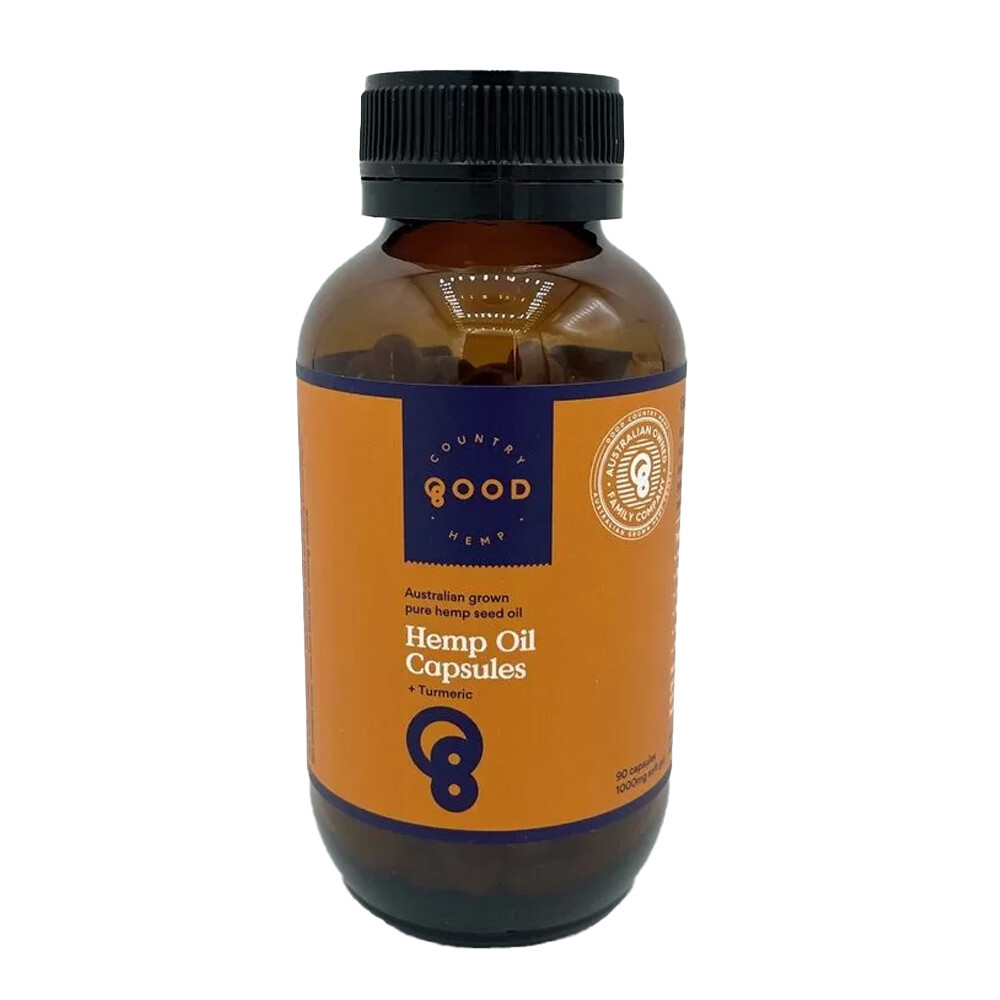 Hemp Oil with Turmeric Capsules 1000mg