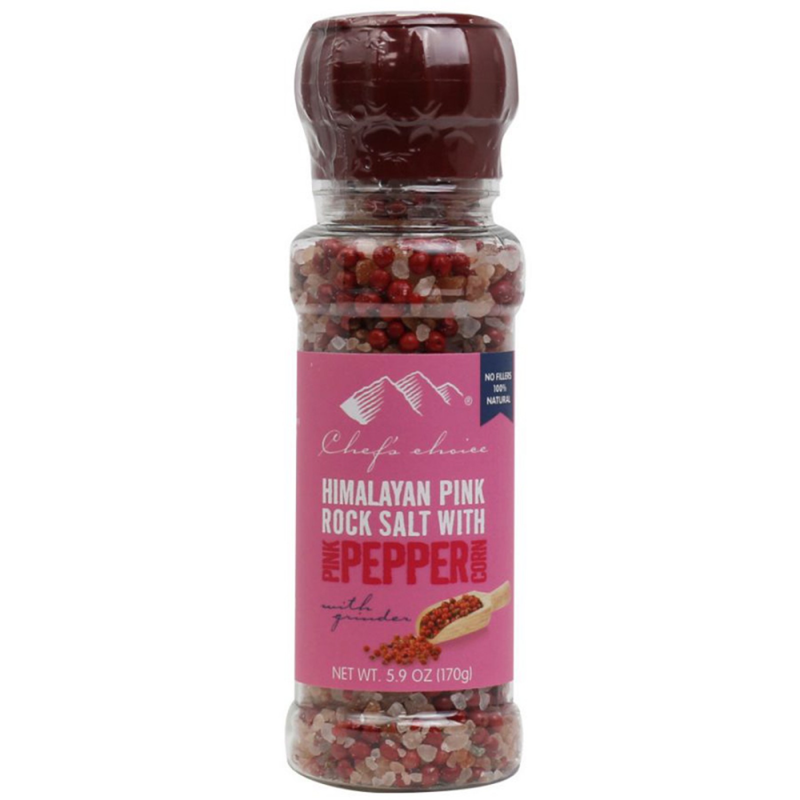 Himalayan Pink Rock Salt with Pink peppercorns