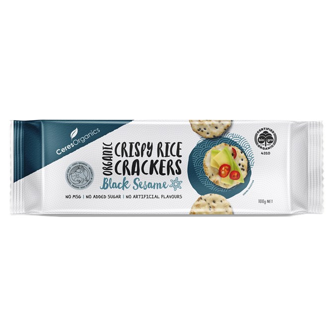 Rice Crackers - Black Sesame