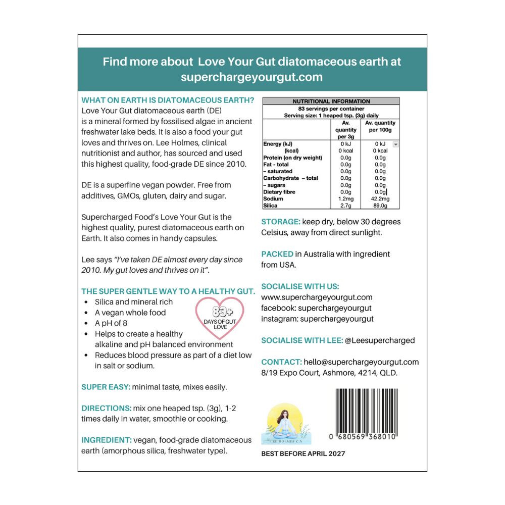 Love Your Gut Diatomaceous Earth