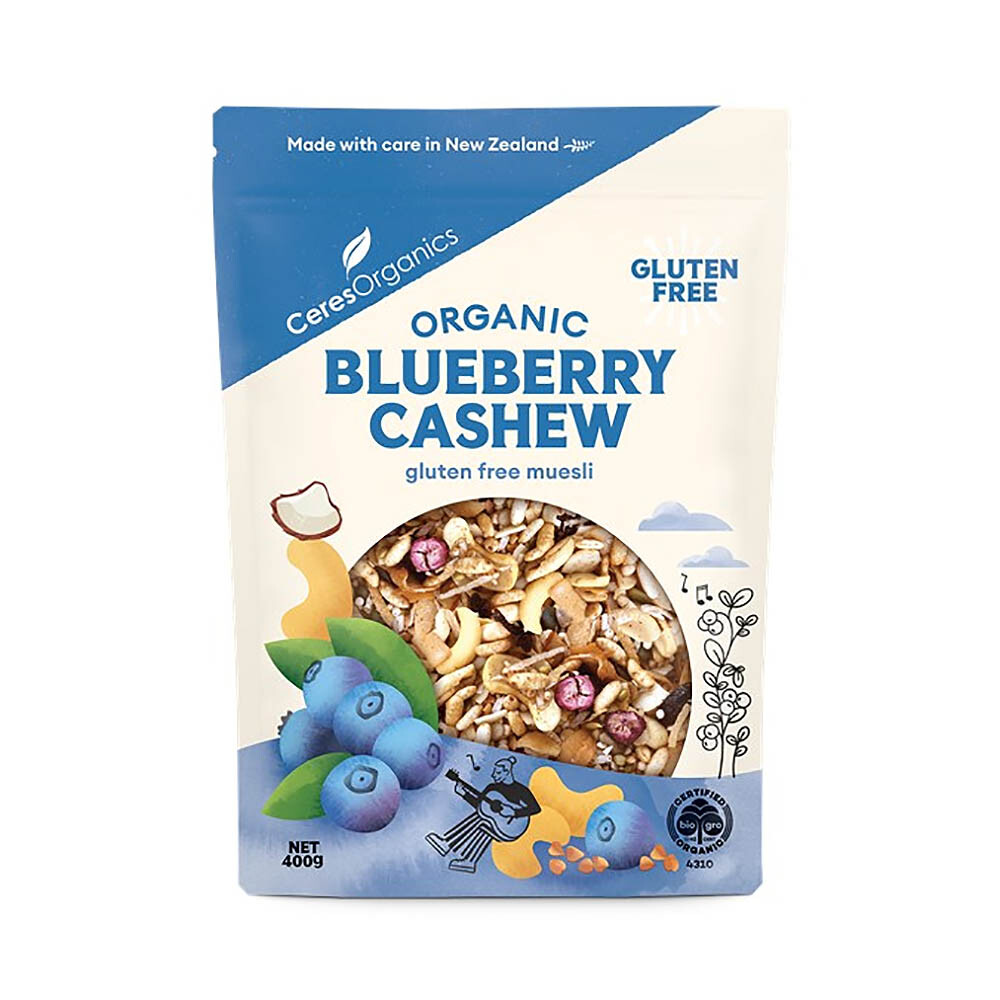 Gluten Free Muesli with Blueberry & Cashew 