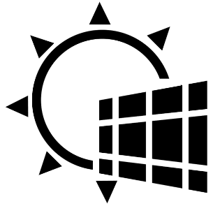 Solar powered icon