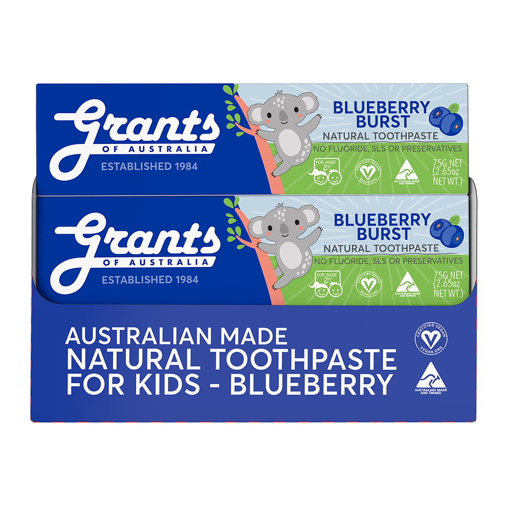 Kids Natural Toothpaste - Blueberry Burst — image 2