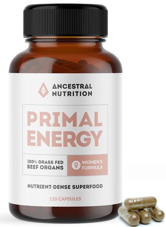 Primal Energy Women's Formula Capsules - Beef Organ Capsules