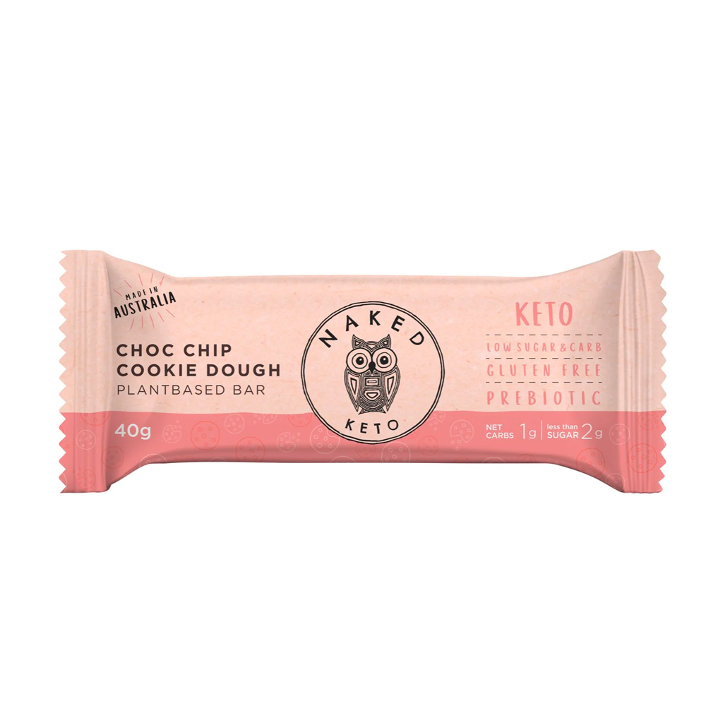 Choc Chip Cookie Dough Keto Bar