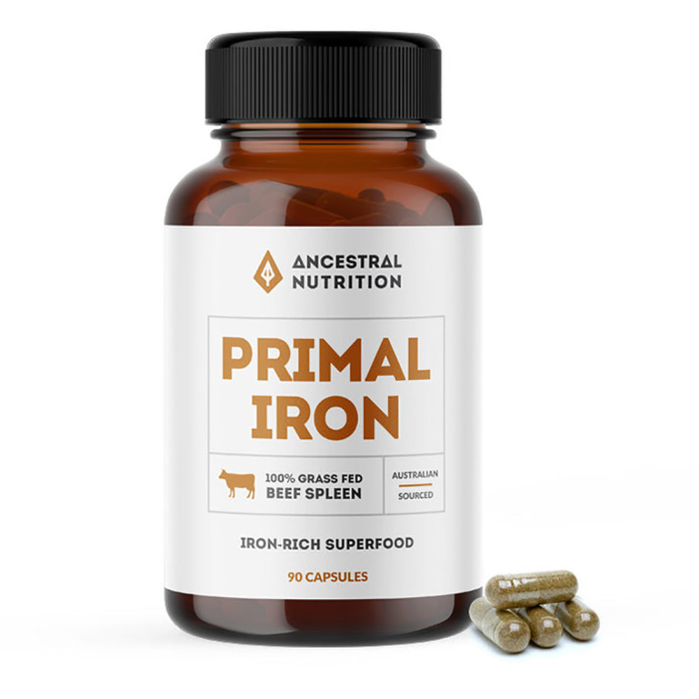 Primal Iron - 100% Beef Spleen Capsules - Beef Spleen Capsules