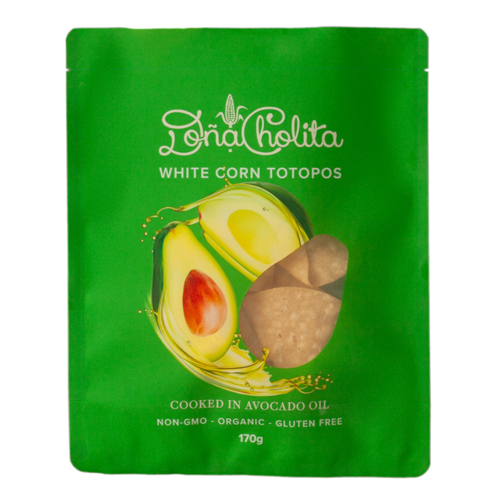 Avocado Oil, White Corn Totopos