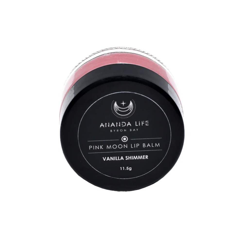 Natural Lip balm Pink Moon VANILLA SHIMMER