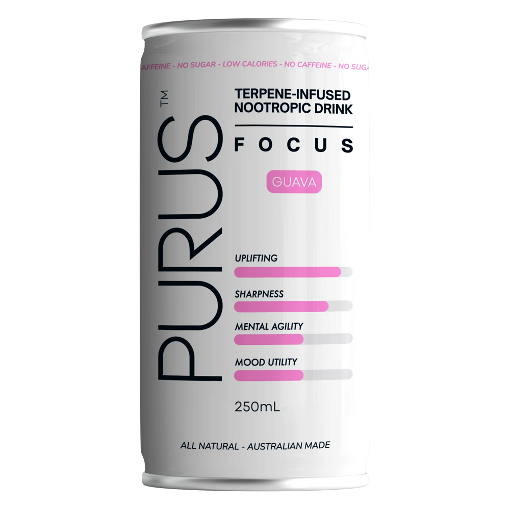 Purus Focus Guava - Terpene Infused Nootropic Drink