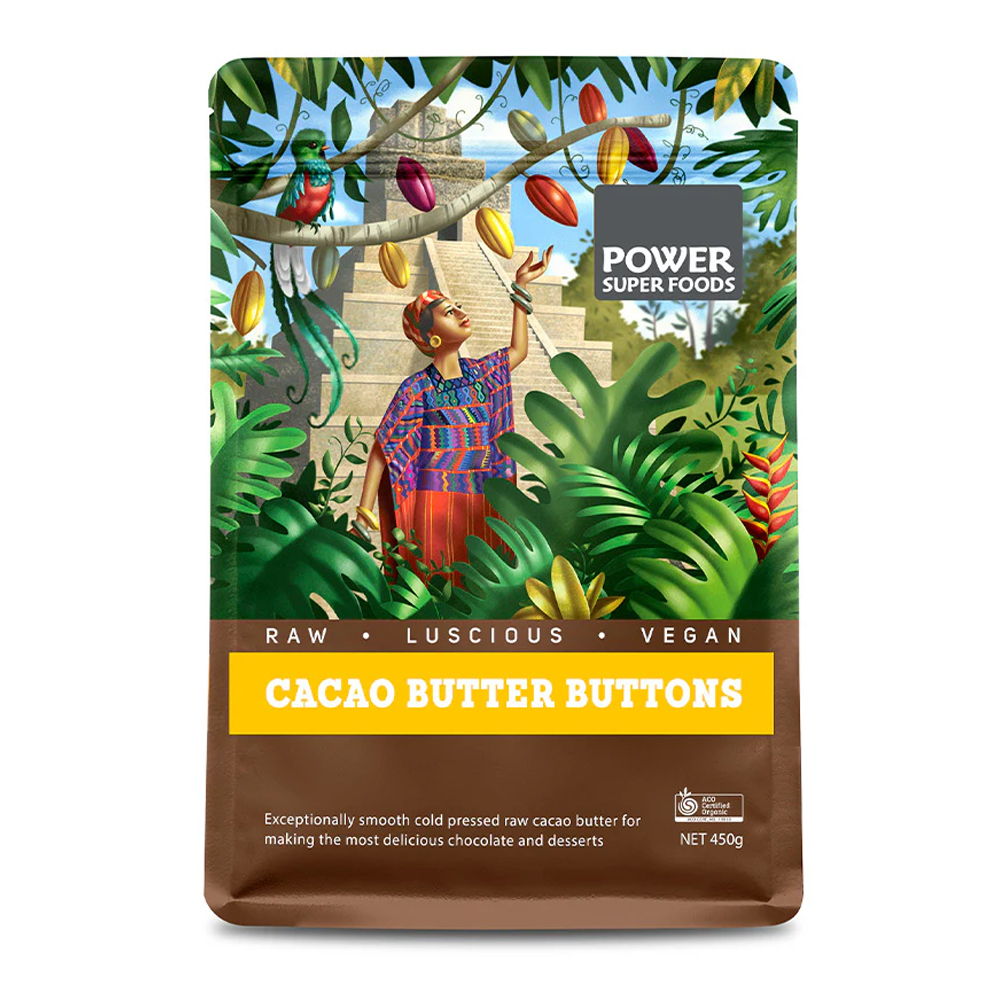 Cacao Butter Raw Buttons